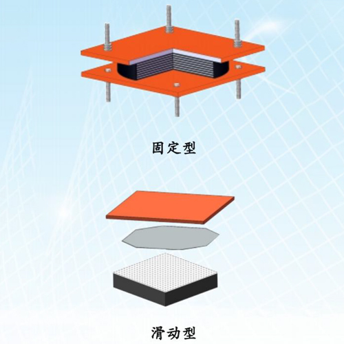 水平力分散型橡膠支座